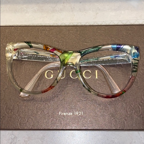 gucci white glasses frames